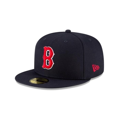 Sapca New Era Boston Red Sox MLB Ligature 59FIFTY Fitted - Albastri